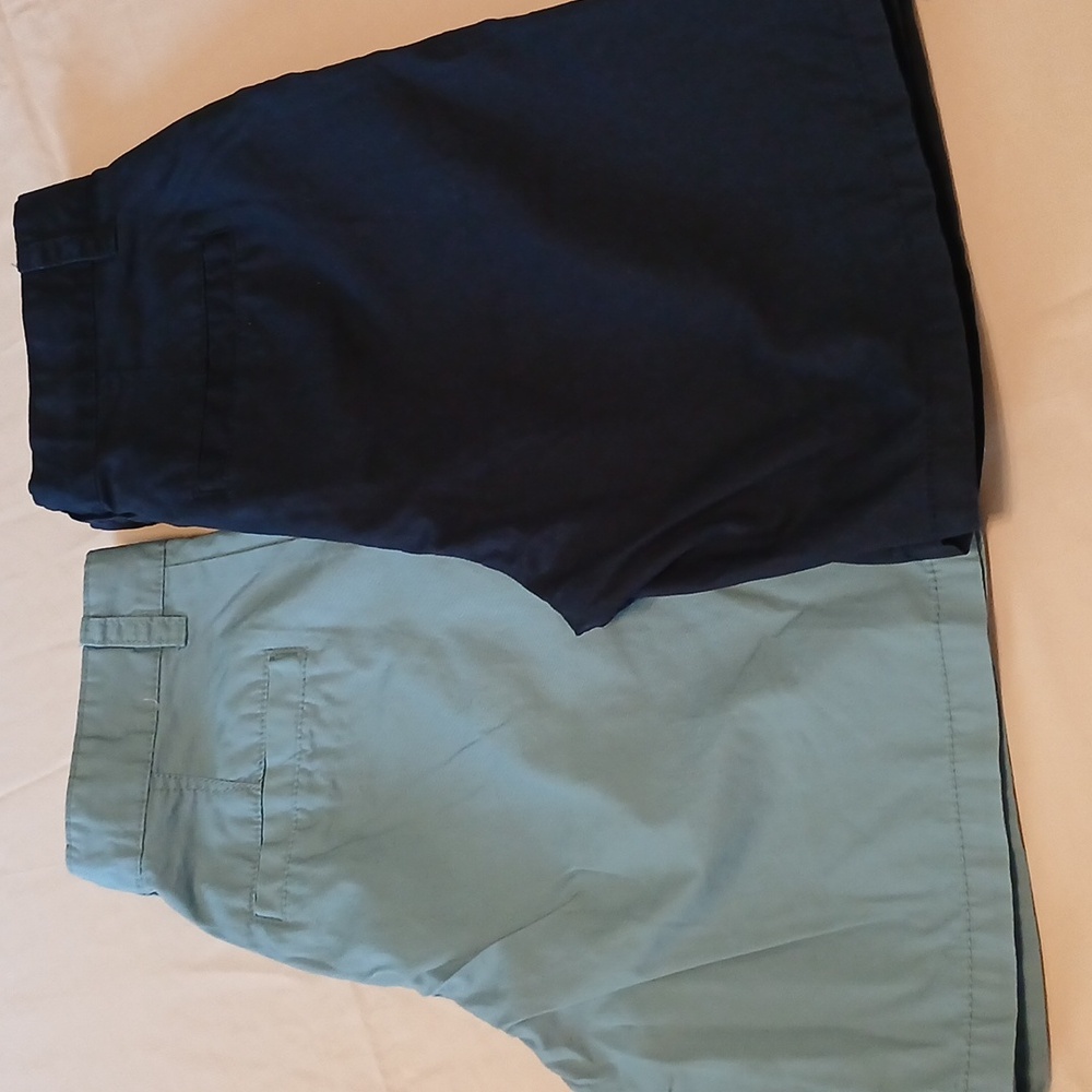 Cat & Jack Boys Light Blue and Dark Blue Shorts(2)pairs - Picture 2 of 3